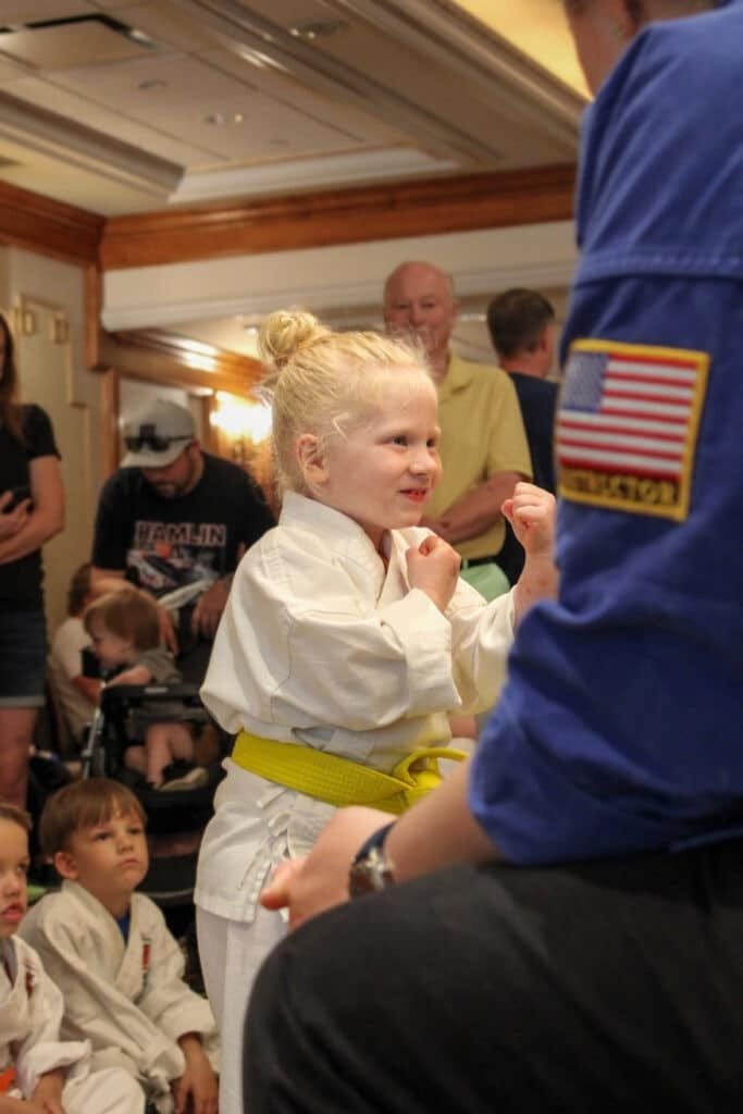 martial arts builds confidence